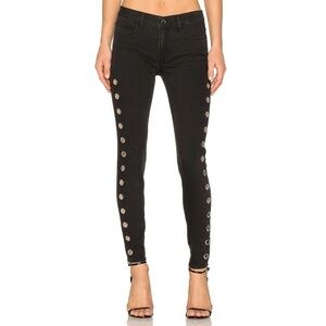 Weslin + Grant Black Medium Wash Skinny Jeans 26